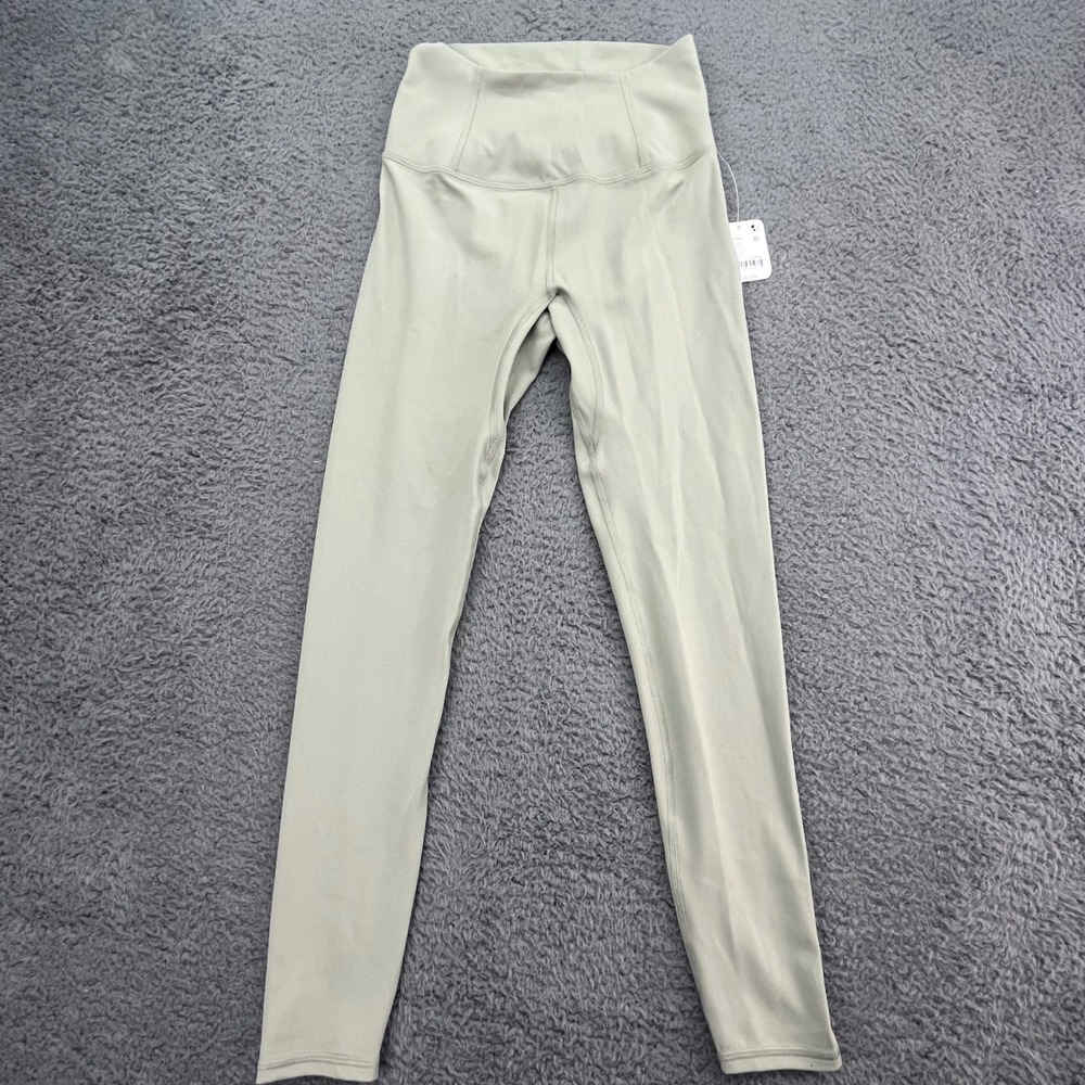 FP Movement Free People High-Rise Good Karma Leggings Sage‎ Stone Extra Small XS